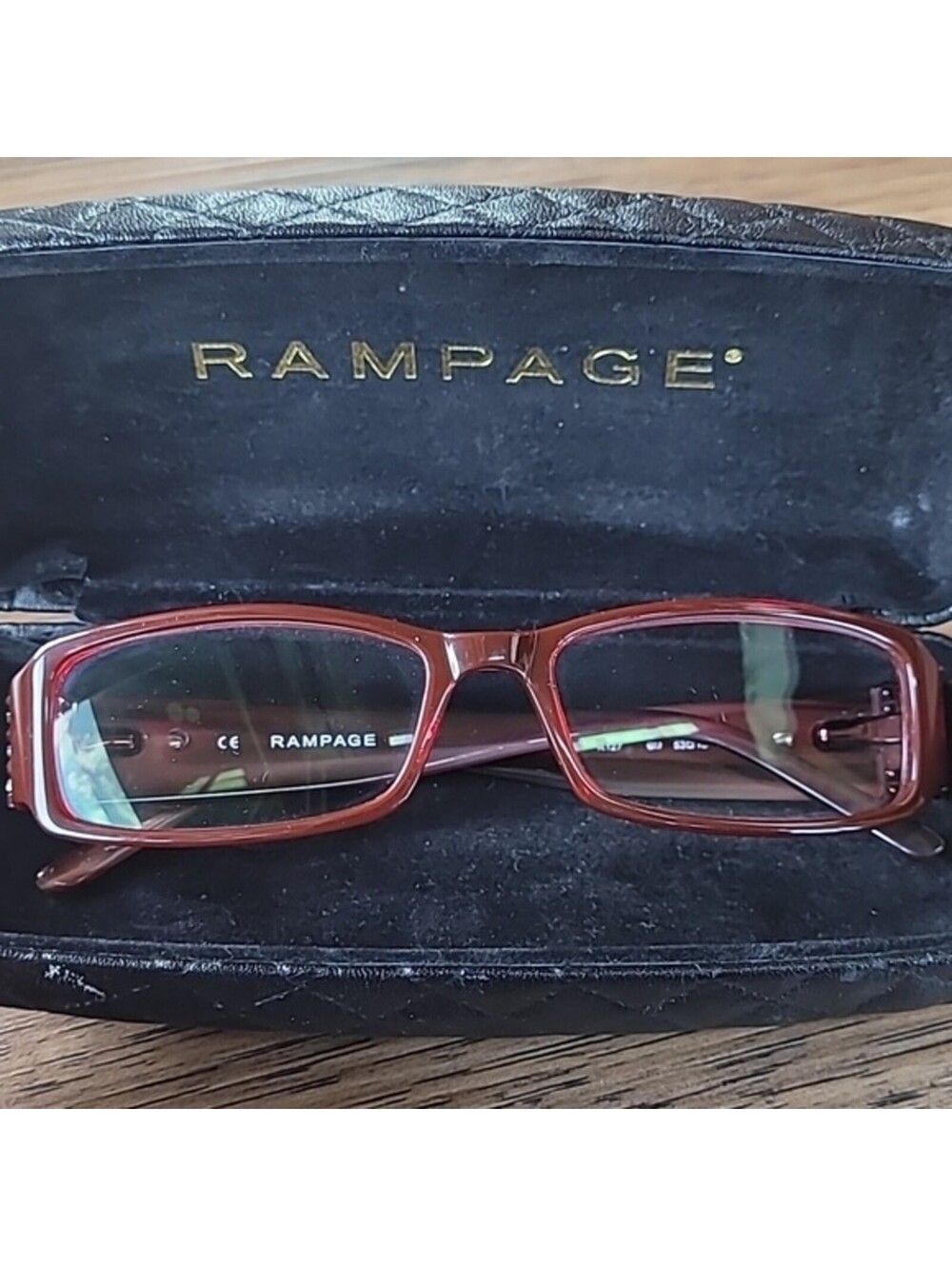 Brand New Rampage Women's Red Sunglasses with Case - Stylish and Chic